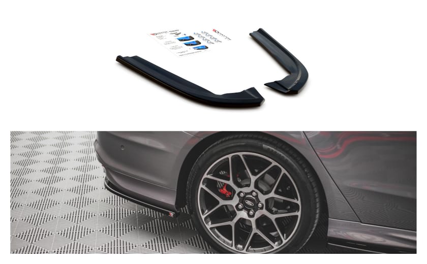 Splitter Ford Mondeo V Facelift ST-Line Tył Boczne v.1 Gloss Black