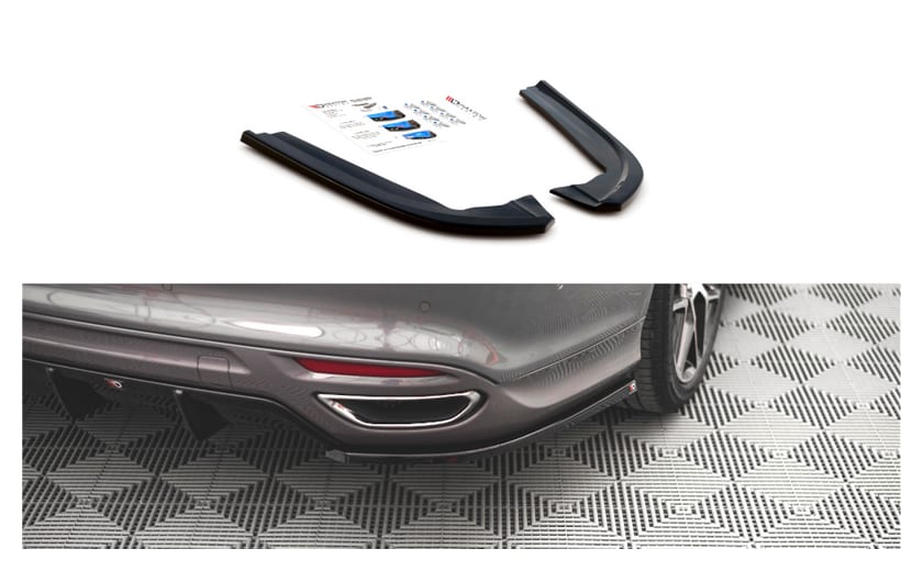 Splitter Ford Mondeo V Facelift ST-Line Tył Boczne v.2 Gloss Black