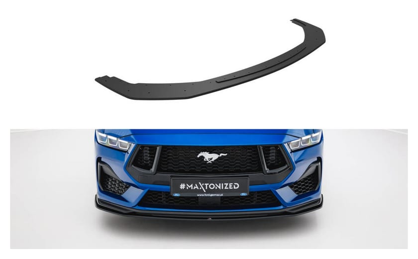 Splitter Ford Mustang GT Mk7 Przód Street Pro Black-Red