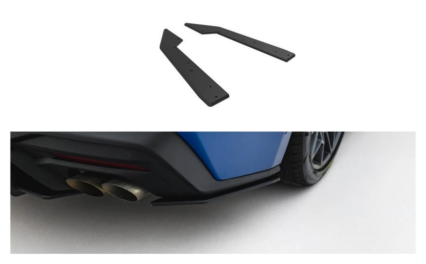 Splitter Ford Mustang GT Mk7 Tył Boczne Street Pro Black-Red