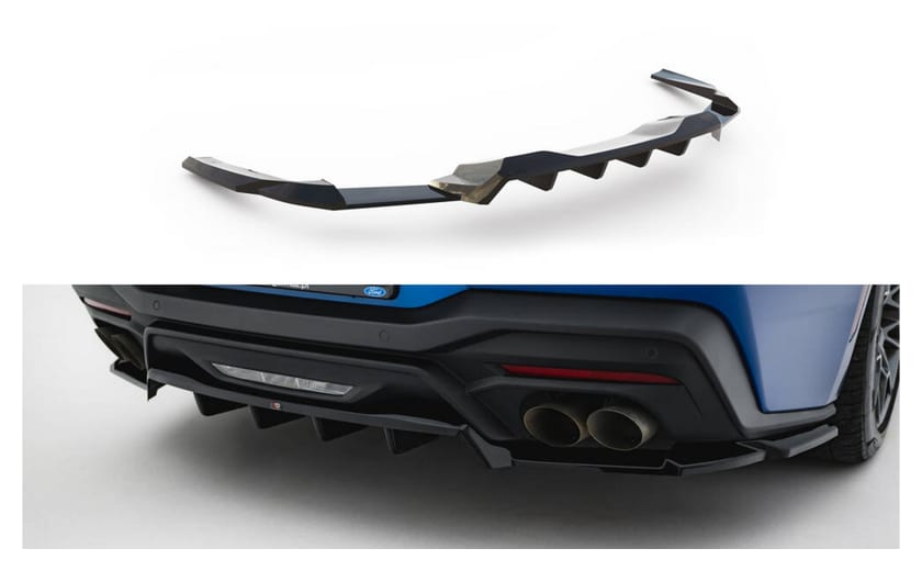 Splitter Ford Mustang GT Mk7 Tył Środkowy z Dyfuzorem