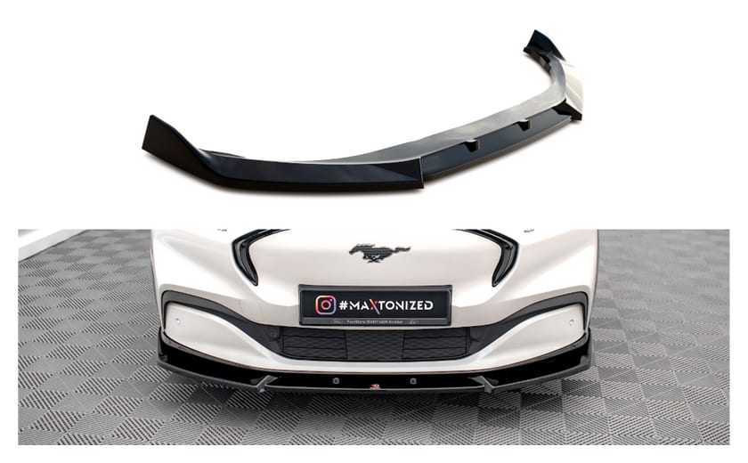 Splitter Ford Mustang Mach-E I przód v.1 Gloss Black