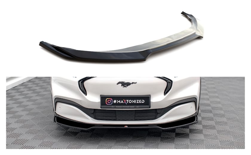 Splitter Ford Mustang Mach-E I przód v.2 Gloss Black