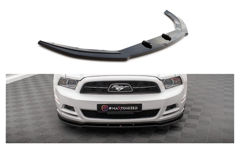 Splitter Ford Mustang V Facelift przód Gloss Black