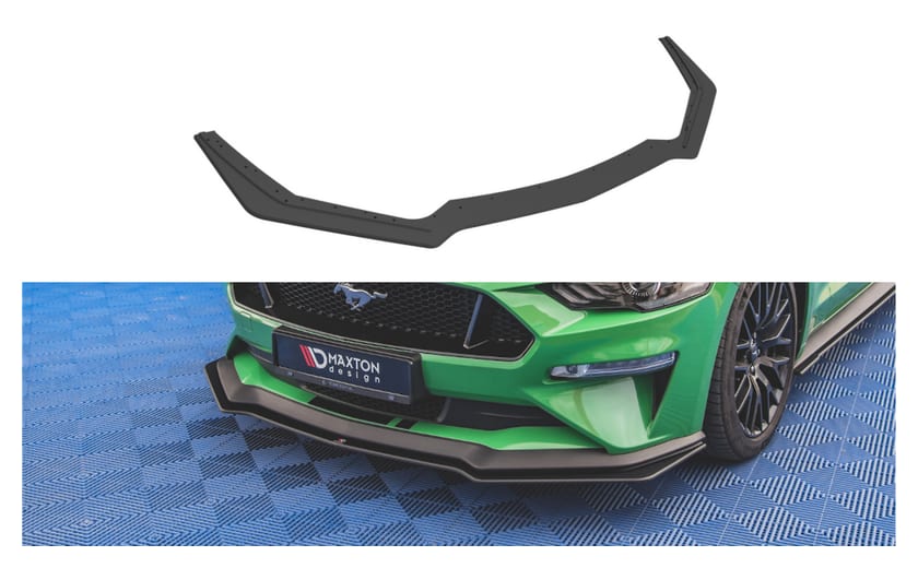 Splitter Ford Mustang VI GT Facelift Przód Pro Black-Red
