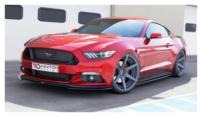 Splitter Ford Mustang VI przód Gloss Black
