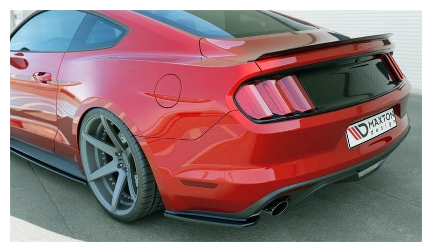 Splitter Ford Mustang VI Tył Boczne Gloss Black
