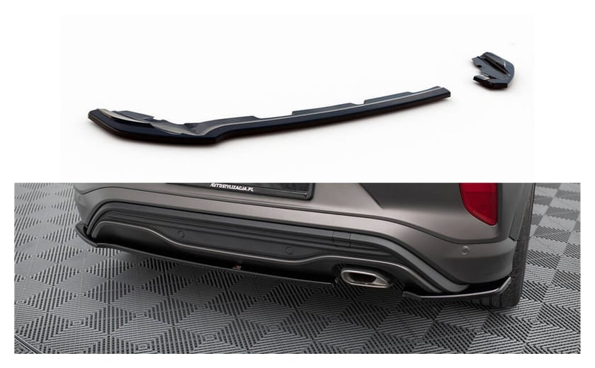 Splitter Ford Puma ST-Line I Tył Boczne Gloss Black