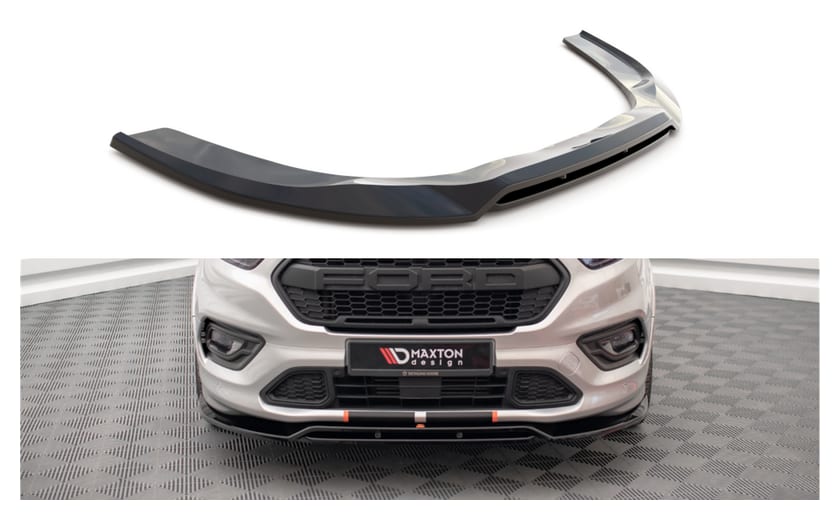 Splitter Ford Transit Custom I ST-Line Facelift przód Gloss Black
