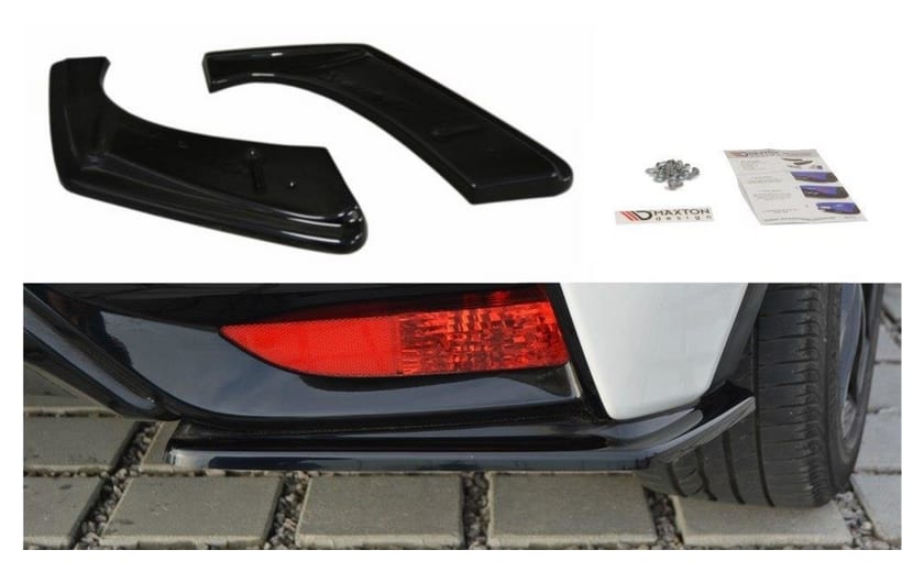 Splitter Honda Civic IX Facelift Tył Boczne Gloss Black