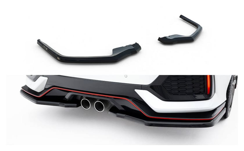 Splitter Honda Civic Sport Mk 10 Tył Środkowy