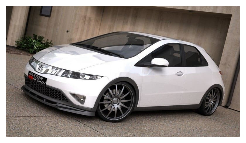 Splitter Honda Civic VIII przód Gloss Black