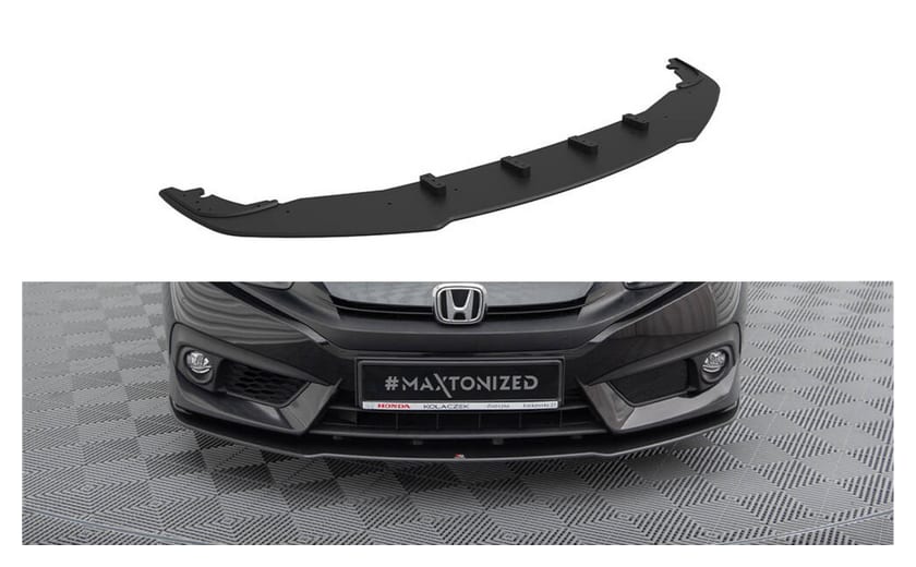 Splitter Honda Civic X Przód Pro Black-Red