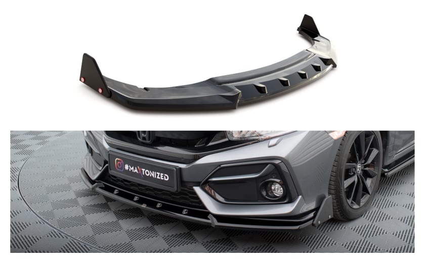Splitter Honda Civic X Sport przód + Flaps