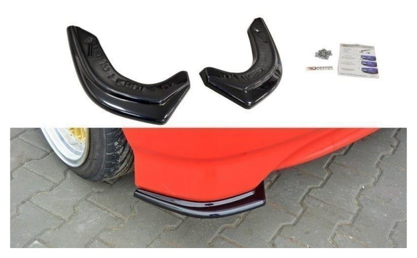 Splitter Honda Jazz I Tył Boczne Gloss Black