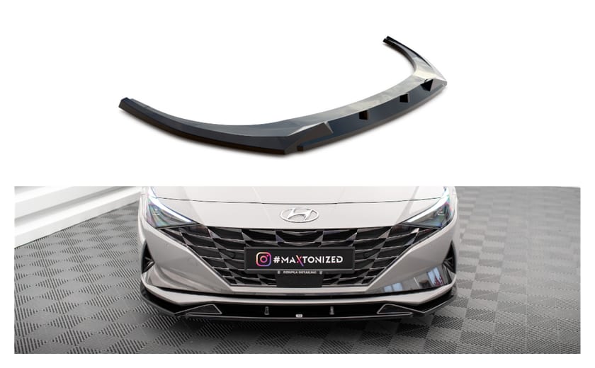 Splitter Hyundai Elantra VII przód Gloss Black