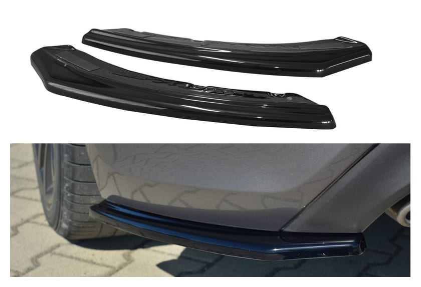 Splitter Hyundai GENESIS COUPÉ MK.1 Tył Boczne Gloss Black