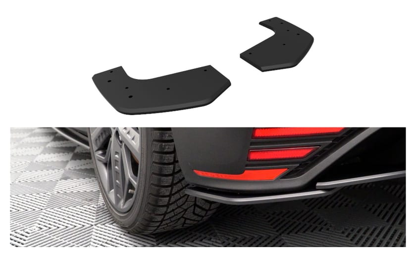 Splitter Hyundai I20 N III Tył Boczne Street Pro Black-Red