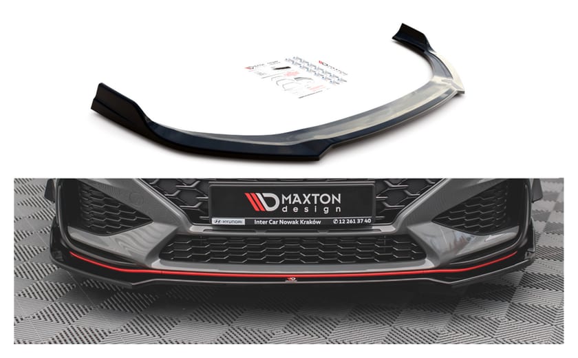 Splitter Hyundai I30 III Facelift N przód v.3 Gloss Black