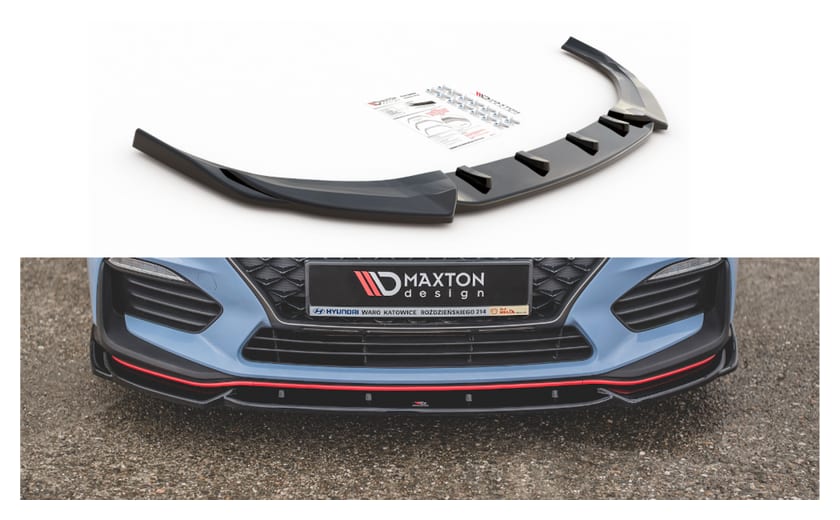 Splitter Hyundai I30 III N przód v.5 Gloss Black