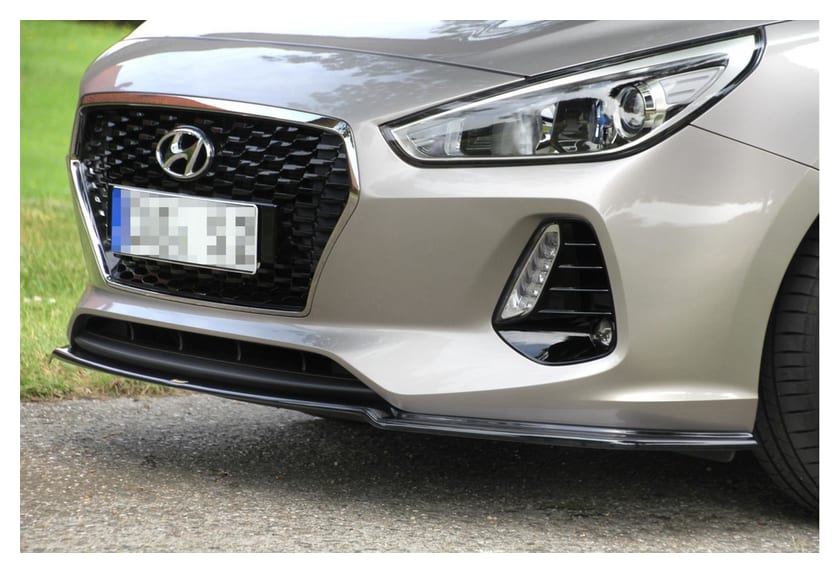 Splitter Hyundai i30 III przód v.1 Gloss Black