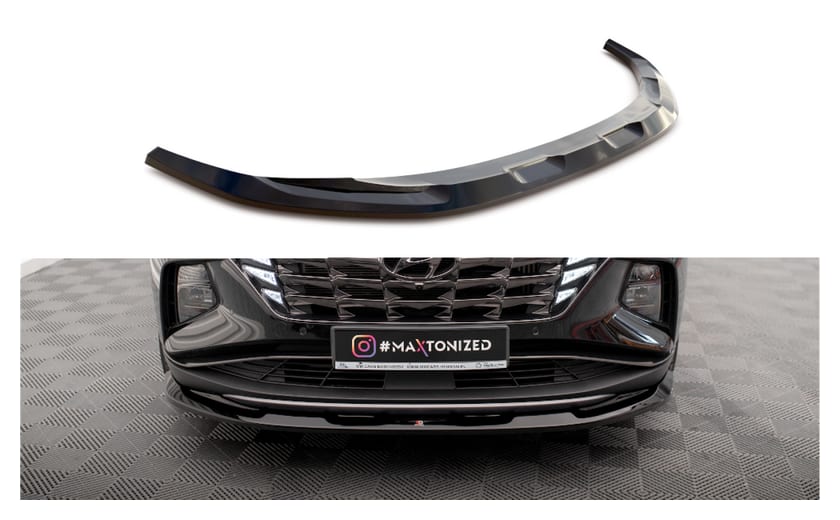 Splitter Hyundai Tucson IV przód v.1 Gloss Black