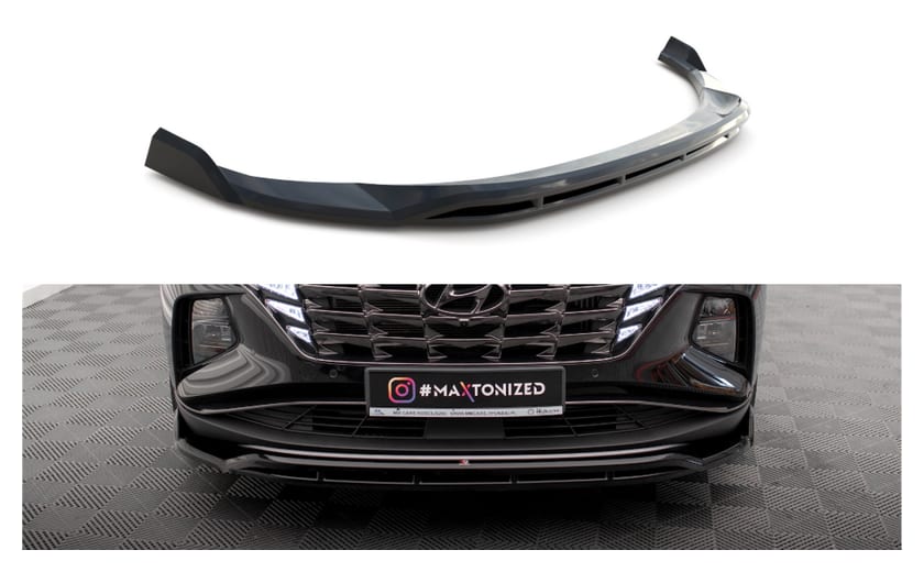 Splitter Hyundai Tucson IV przód v.2 Gloss Black