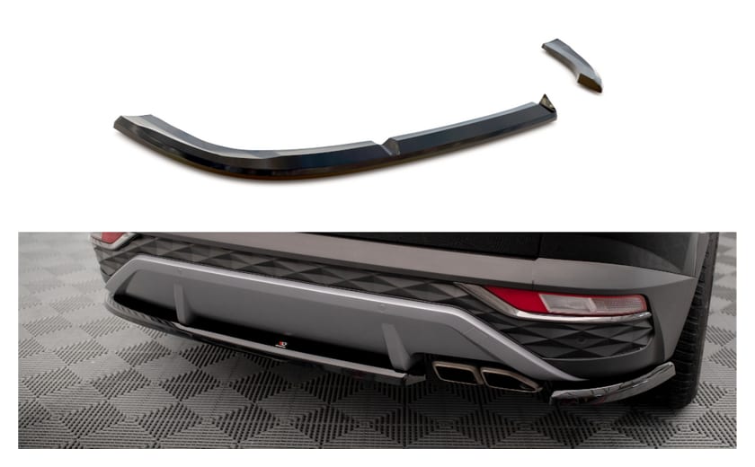 Splitter Hyundai Tucson IV Tył Boczne Gloss Black