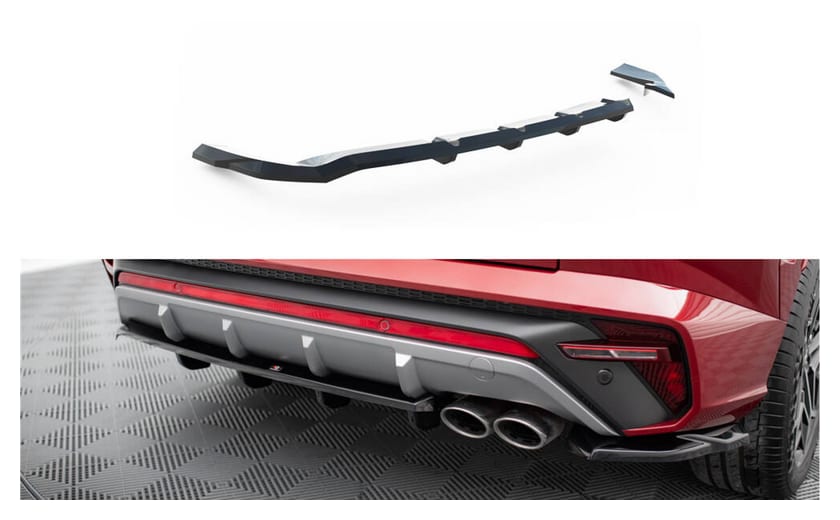 Splitter Hyundai Tucson N-Line IV Tył Środkowy z Dyfuzorem