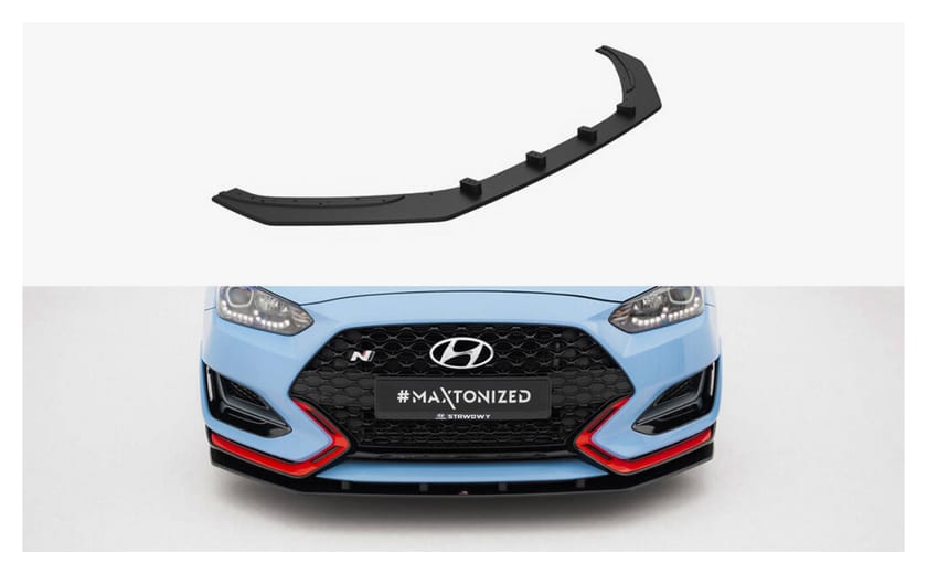 Splitter Hyundai Veloster N Mk2 Przód Street Pro Black