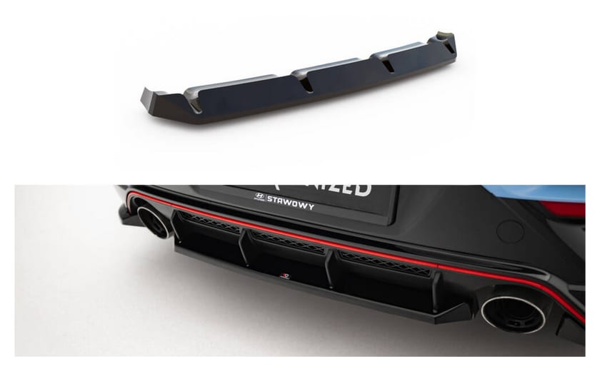 Splitter Hyundai Veloster N Mk2 Tył Środkowy