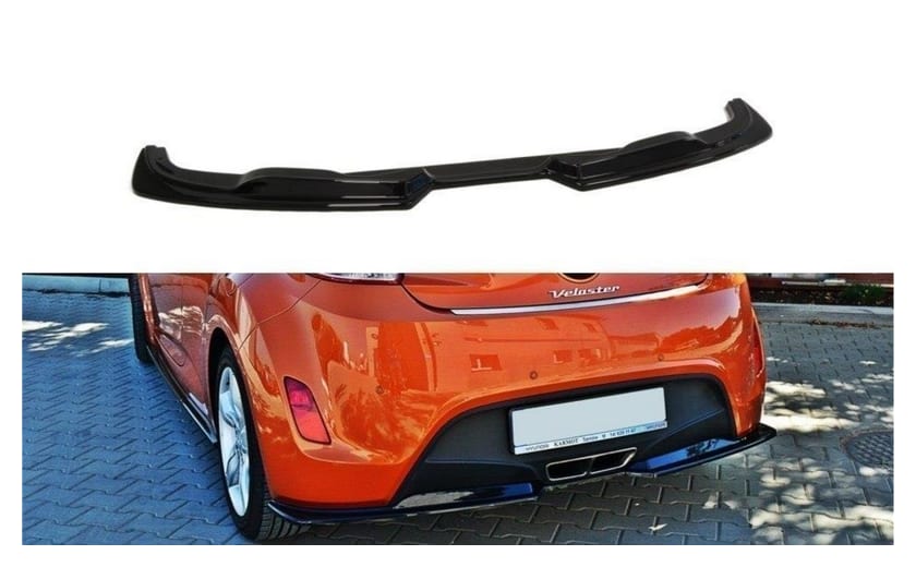 Splitter Hyundai Veloster Tył Gloss Black