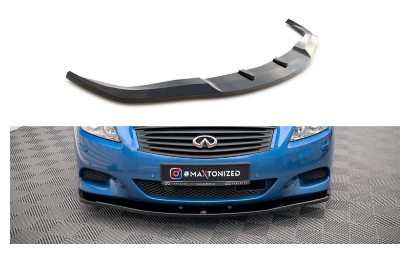 Splitter Infiniti G37 przód Gloss Black