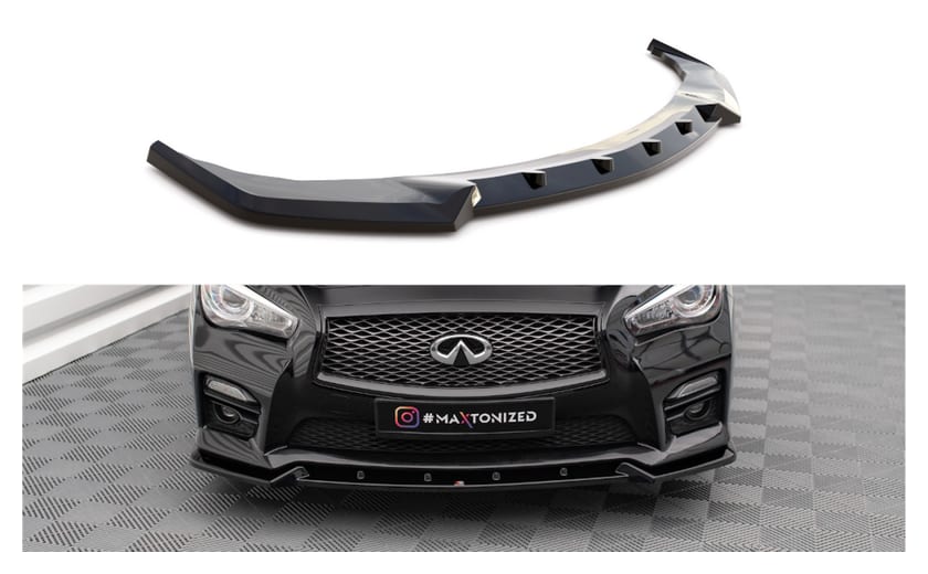 Splitter Infiniti Q50 S I przód v.2 Gloss Black