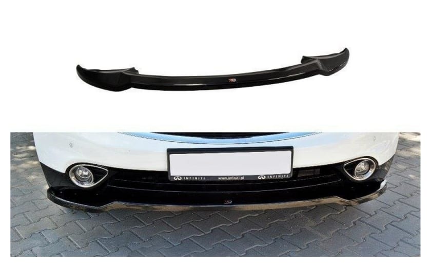Splitter Infiniti QX70 przód v.1 Gloss Black