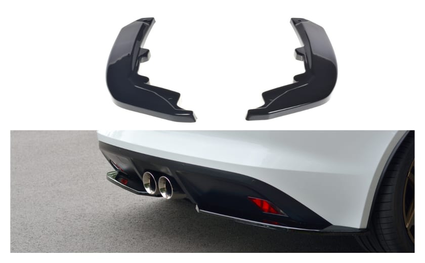 Splitter Jaguar F-TYPE Tył Boczne Gloss Black