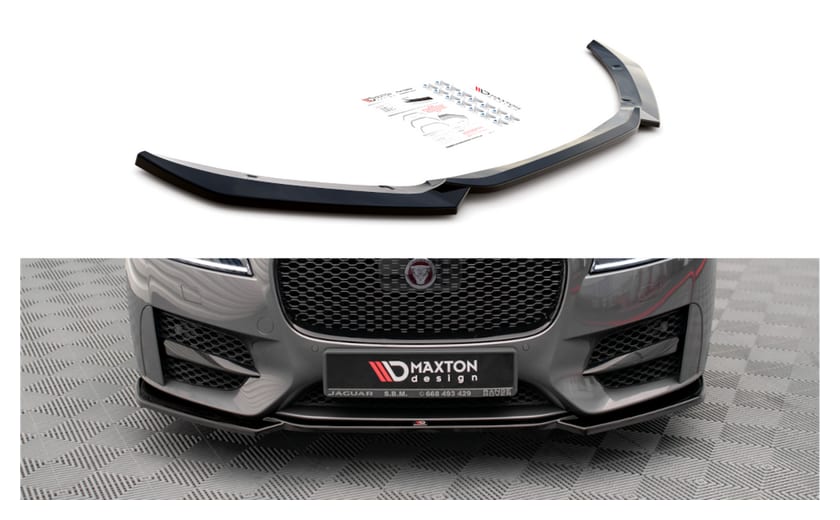 Splitter Jaguar XF R-Sport II przód v.1 Gloss Black