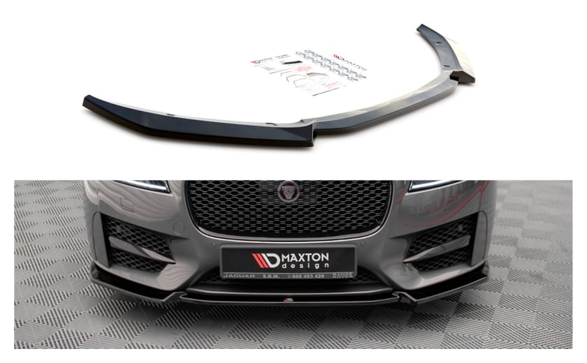 Splitter Jaguar XF R-Sport II przód v.2 Gloss Black