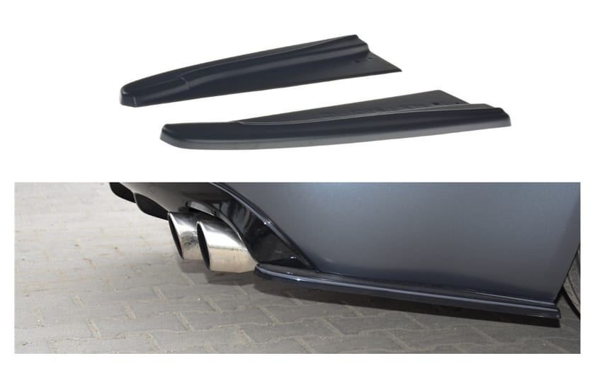 Splitter Jaguar XF- R Tył Boczne Gloss Black