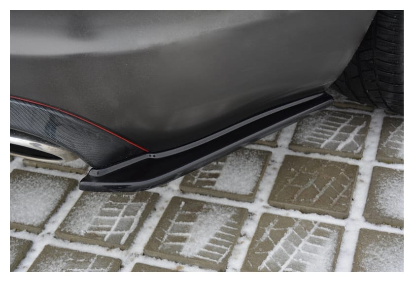 Splitter Jaguar XF (X250) I SPORTBRAKE S-PACK Tył Boczne Gloss Black