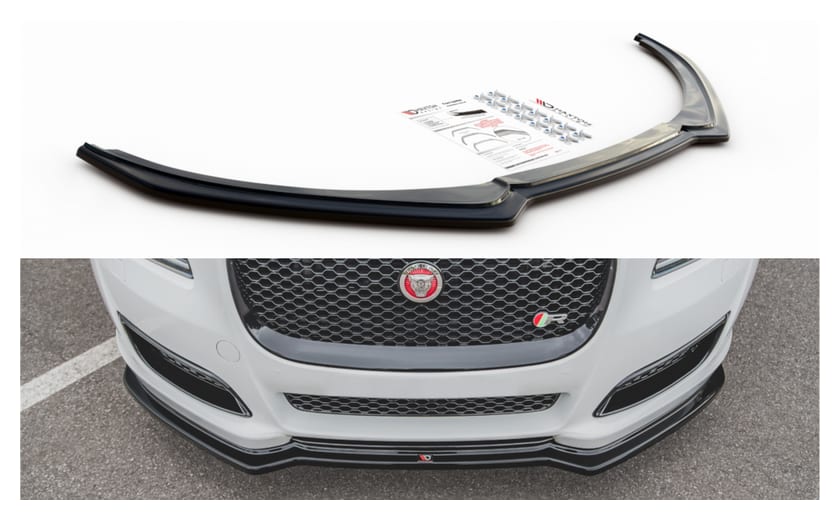 Splitter Jaguar XJ X351 Facelift przód Gloss Black