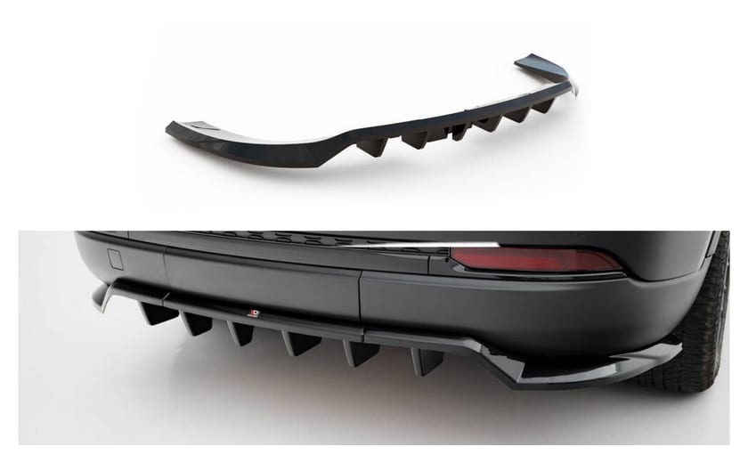 Splitter Jeep Grand Cherokee Trailhawk Mk5 Tył Środkowy z Dyfuzorem