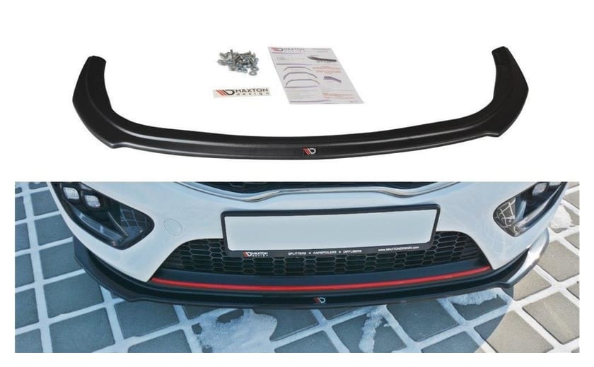 Splitter Kia Ceed II GT GT-Line Proceed przód v.1 Gloss Black