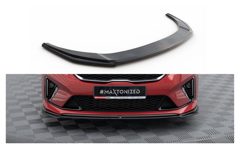 Splitter Kia Ceed III GT GT-Line Proceed I przód v.2 Gloss Black