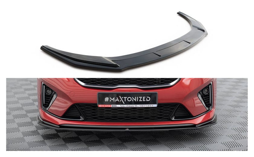 Splitter Kia Ceed III GT GT-Line Proceed I przód v.3 Gloss Black