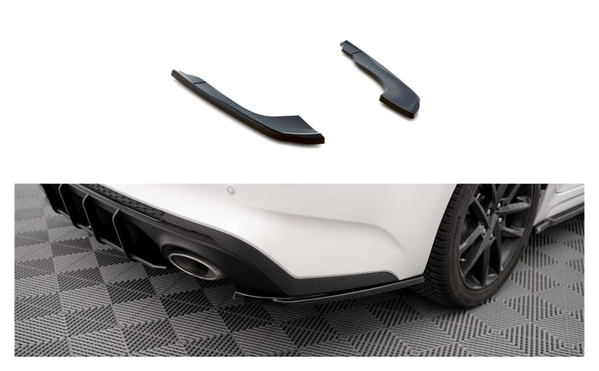 Splitter Kia Optima IV Facelift Tył Boczne v.2 Gloss Black