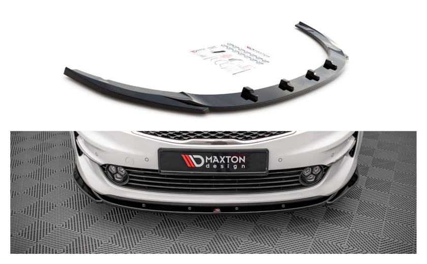 Splitter Kia Optima IV przód v.2 Gloss Black