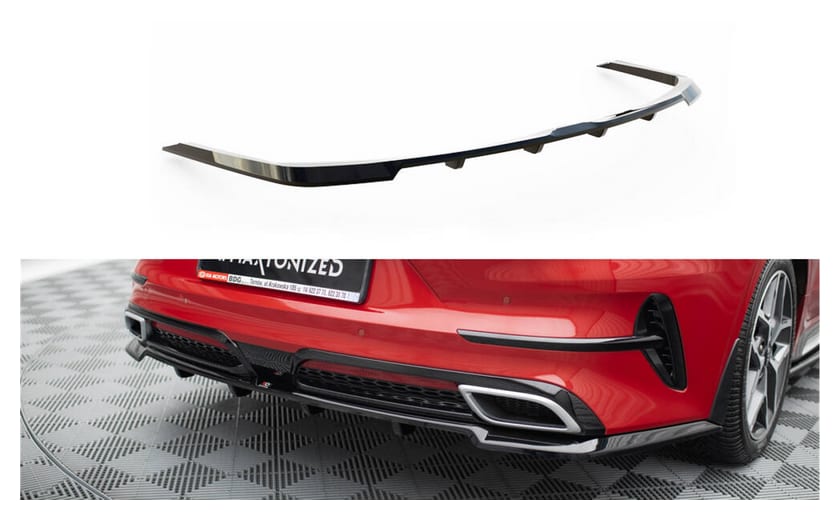 Splitter Kia ProCeed GT-Line I Tył Środkowy z Dyfuzorem