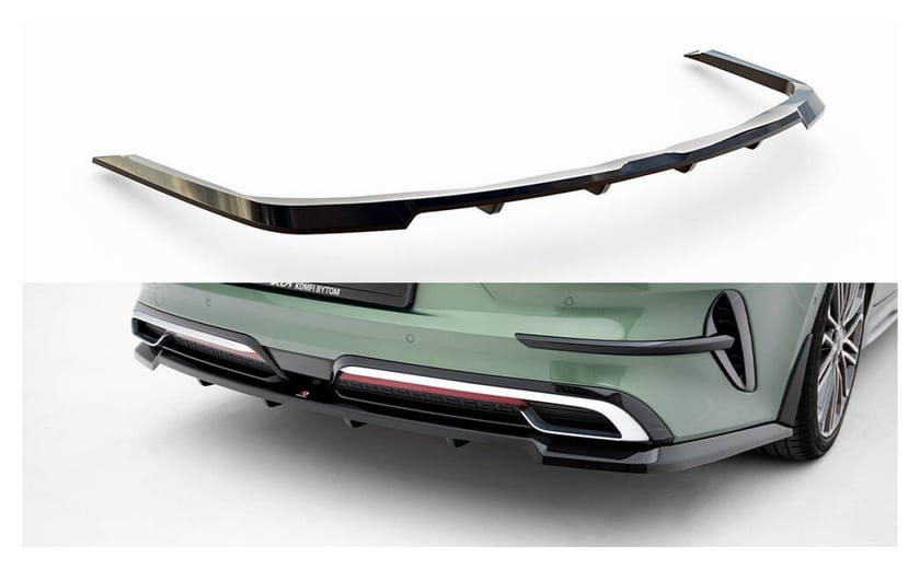 Splitter Kia Proceed GT-Line Mk1 Facelift Tył Środkowy z Dyfuzorem