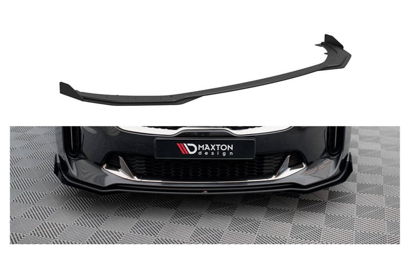 Splitter Kia Stinger I GT GT-Line Przód Pro + flaps Black-Red